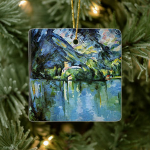 Cezanne - Der Lac d'Annecy Keramikornament