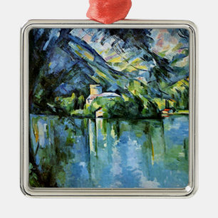 Cezanne - Der Lac d'Annecy Ornament Aus Metall