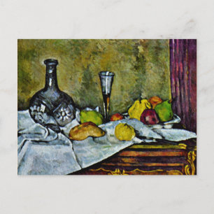 Cezanne - Dessert Postkarte