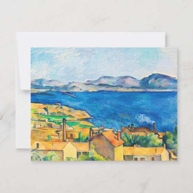 Cezanne: Die Bucht von Marseille, von L’Estaque au (Vorderseite)