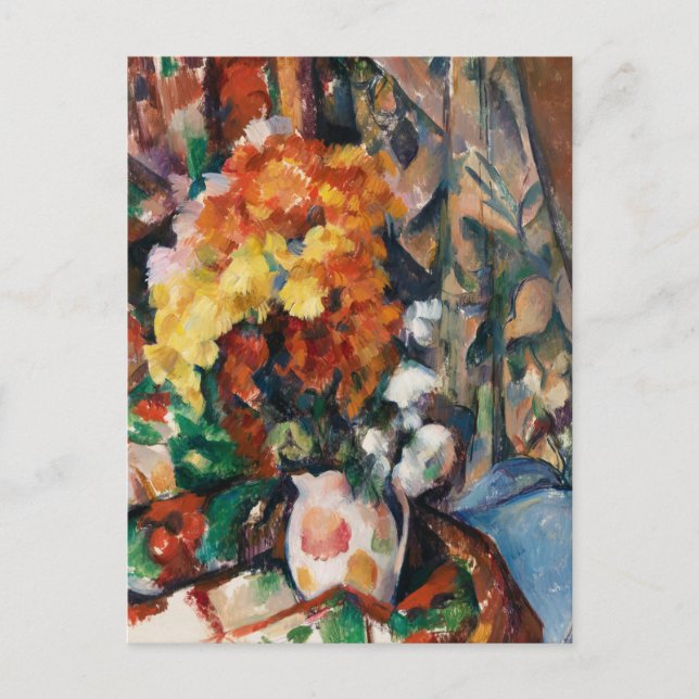 Cezanne - Die Flower Vase Postkarte (Vorderseite)