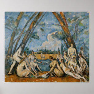 Cézanne - Die großen Bäder Poster