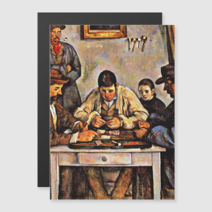 Cezanne - Die Kartenspieler, Magneteinladung