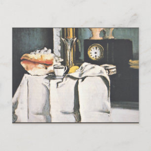 Cezanne - Die schwarze Uhr Postkarte