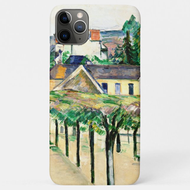 Cezanne - Dorfplatz, schöne Kunst Case-Mate iPhone Hülle (Rückseite)