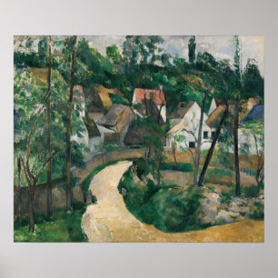 Cézanne - Fahren Sie in die Straße Poster