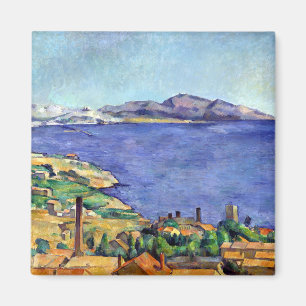 Cezanne Golf von Marseille Seen von L'Estaque Magnet