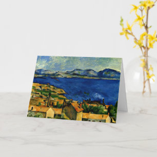 Cezanne - Golf von Marseille, von L'Estaque aus ge Karte