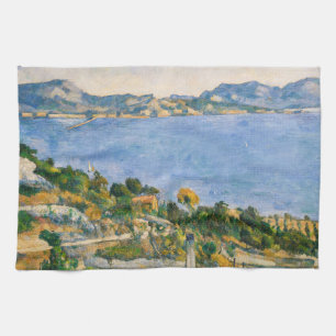 Cezanne - Golf von Marseille von L'Estaque aus ges Geschirrtuch