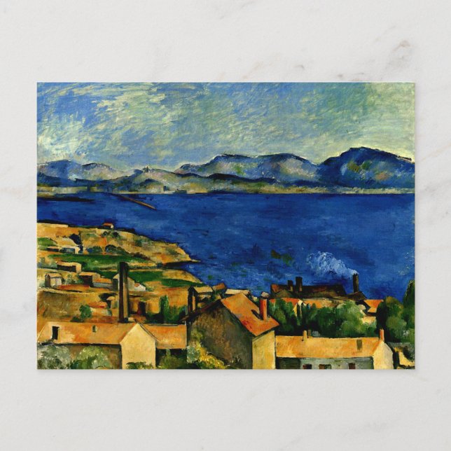 Cezanne - Gulf of Marseille Seen from L'Estacke Postkarte (Vorderseite)