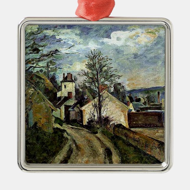 Cezanne - Haus von Dr. Gachet in Auvers Ornament Aus Metall (Vorne)