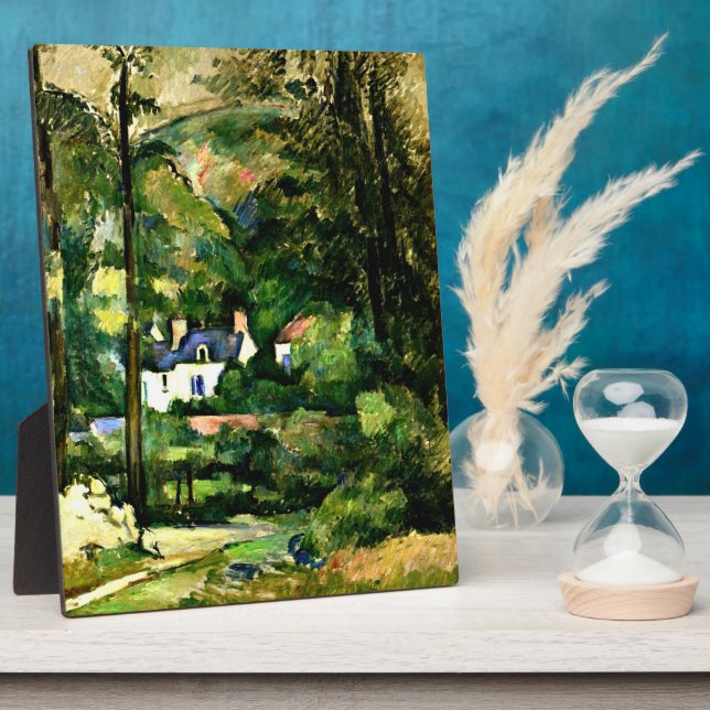 Cezanne - Häuser im Grünen-1881 Fotoplatte (Seite)