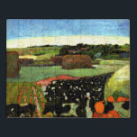 Cezanne - Hystacks in der Bretagne Puzzle<br><div class="desc">Hystacks in der Bretagne,  Kunstlandschaftsmalerei des französischen Künstlers Paul Cezanne</div>