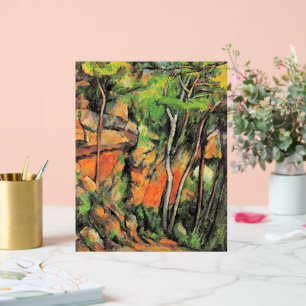 Cezanne - Im Park des Schlosses Noir Acrylschild