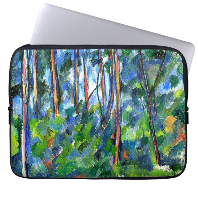 Cezanne - Im Wald Laptopschutzhülle (Vorderseite)