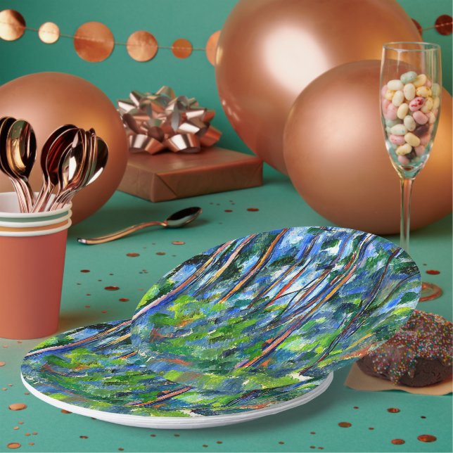 Cezanne - Im Wald Pappteller (Multi)