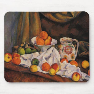 Cezanne: Kunstwerke aus Obst, Kuchen und Obst Mousepad