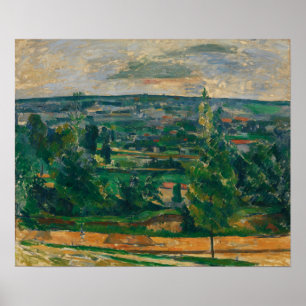Cézanne - Landschaft des Jas de Bouffan Poster