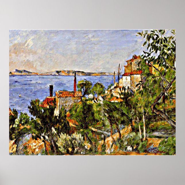 Cezanne - Landschaft, Erforschung der Natur, Poster (Vorne)