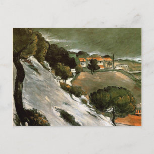 Cezanne - L'Estaque Melting Snow Postkarte