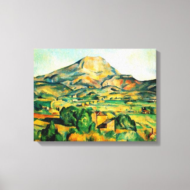 Cezanne Mont Sainte-Victoire Leinwanddruck (Vorderseite)