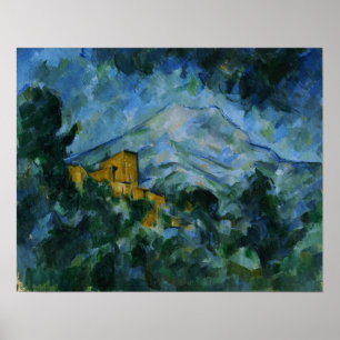 Cézanne - Mont Sainte-Victoire und Chateau Noir Poster