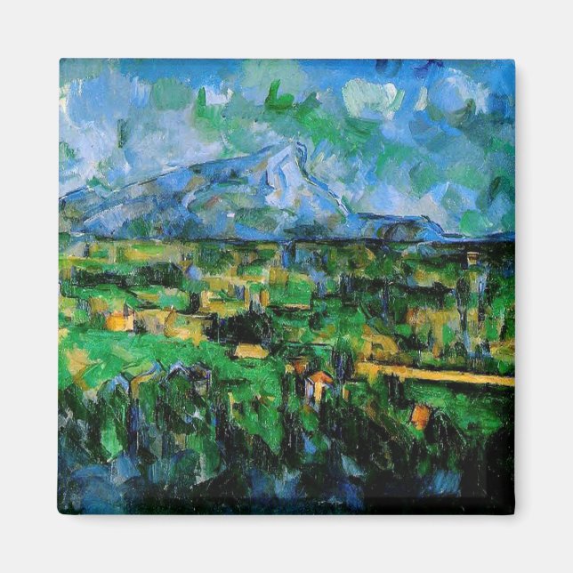 Cezanne - Montagne Sainte-Victoire aus Lauves Magnet (Vorne)