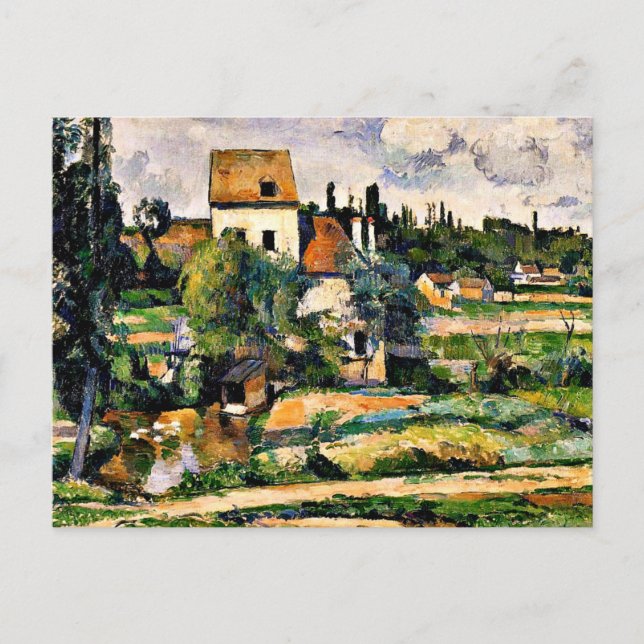 Cezanne - Mühle am Couleuvre bei Pontoise Postkarte (Vorderseite)