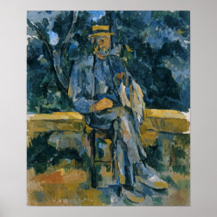 Cézanne - Portrait des Bauern Poster