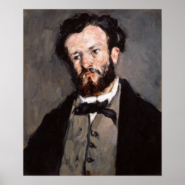 Cézanne - Portrait von Anthony Valabregue Poster (Vorne)