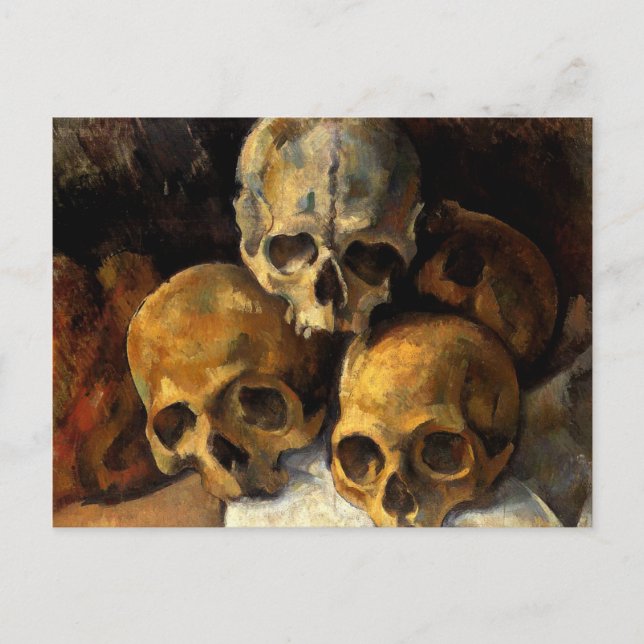 Cezanne - Pyramid of Skulls Postkarte (Vorderseite)