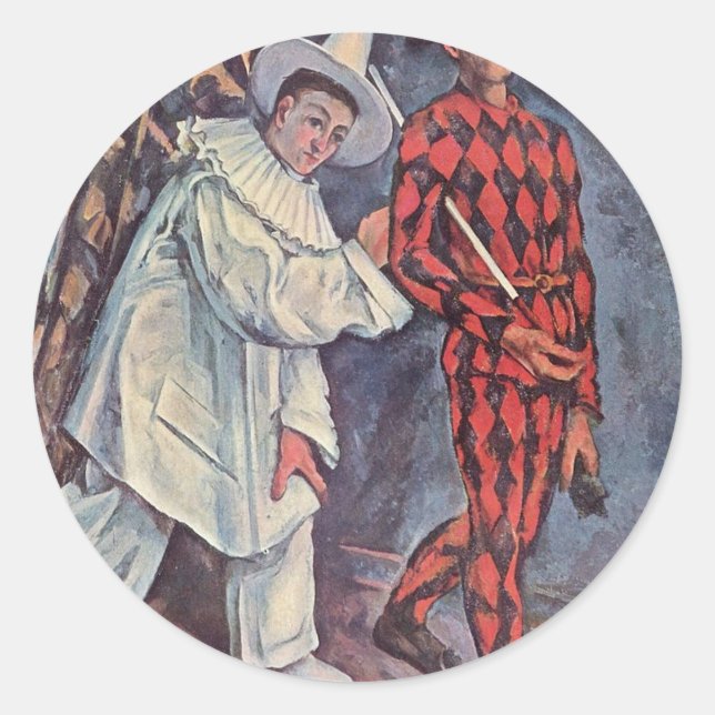 CEZANNE RUNDER AUFKLEBER (Vorderseite)