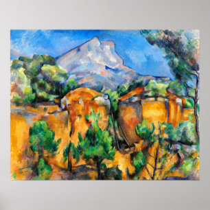 Cézanne - Sainte-Victoire, La Carriere Poster