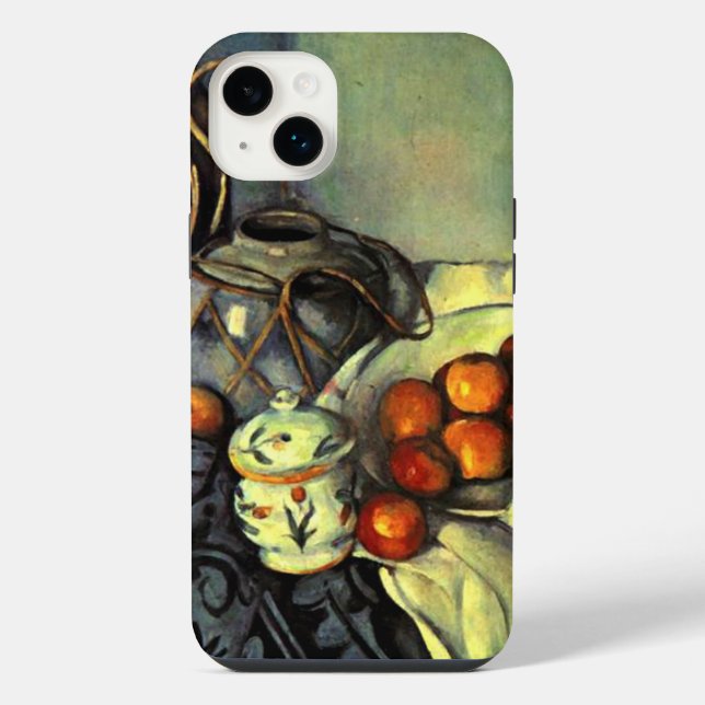 Cezanne - Stillleben mit Äpfeln iPhone Hülle (Rückseite)