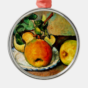 Cezanne - Stillleben mit Äpfeln und Birnen Ornament Aus Metall