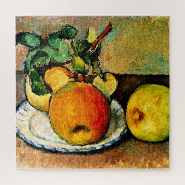 Cezanne - Stillleben mit Äpfeln und Birnen Puzzle (Vertikal)