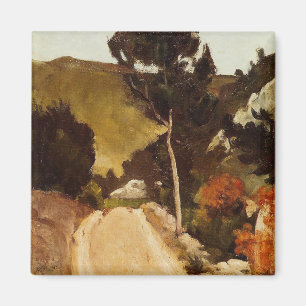 Cezanne - Straße in Provence, Magnet