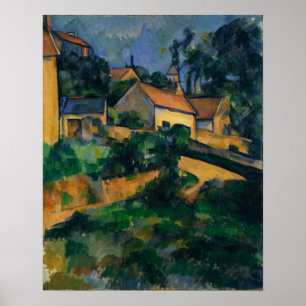 Cézanne - Umdrehungsstraße in Montgeroult Poster