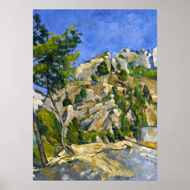 Cézanne - Unterseite des Ravins Poster (Vorne)