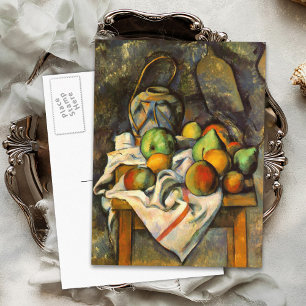 Cezanne Vase Paille Vintage Kunst Postkarte