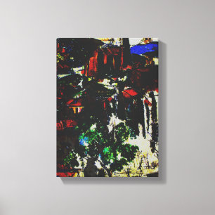 Cezanne Village in Gardanne Leinwanddruck