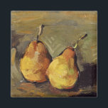 Cezanne - Zwei Birnen, berühmtes Bild, Magnet<br><div class="desc">Paul Cezanne noch lebendes Gemälde,  Zwei Birnen, </div>
