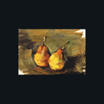 Cezanne - Zwei Birnen Leinwanddruck<br><div class="desc">Paul Cezannes berühmtes Stillleben Gemälde,  Two Pears.</div>