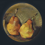 Cezanne - Zwei Birnen Pappteller<br><div class="desc">Paul Cezanne noch lebendiges Gemälde,  Zwei Birnen,  Cocktail Servietten.</div>