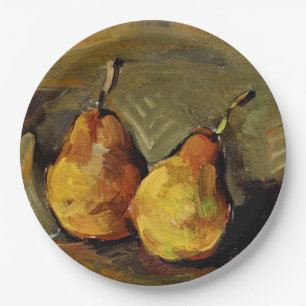 Cezanne - Zwei Birnen Pappteller