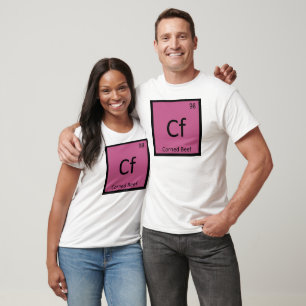 Cf - Corned Beef Chemie Periodensymbol T-Shirt