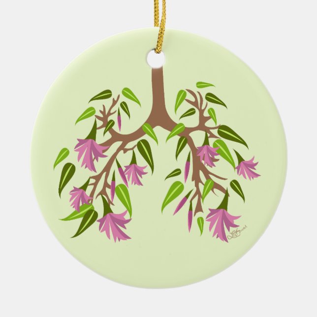 CF Frühjahr Keramik Ornament (Vorne)
