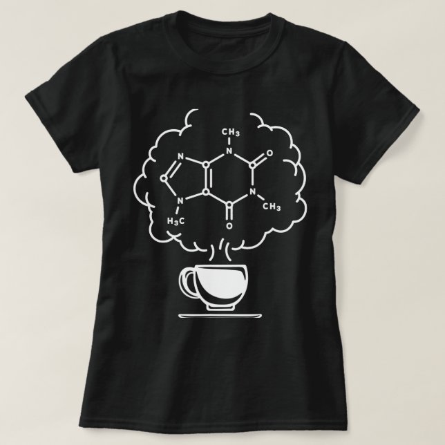 CF Kaffee Drink Coffee Science Student Chemistr T-Shirt (Design vorne)
