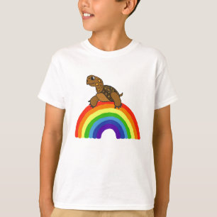 CF Schildkröte auf einem Regenbogen-Shirt T-Shirt