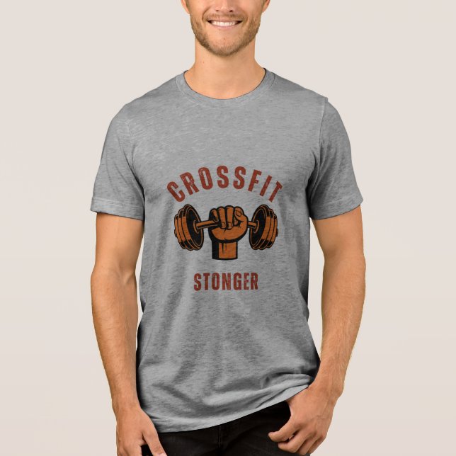 CF Strong: In der Box geschmiedet Tri-Blend Shirt (Vorderseite)